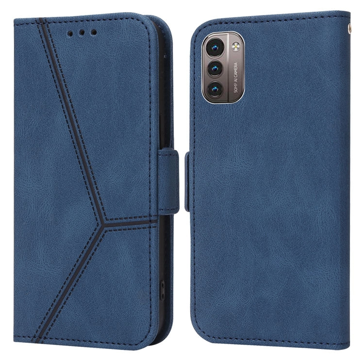 For Nokia G21 / G11 Embossing Stripe RFID Leather Phone Case