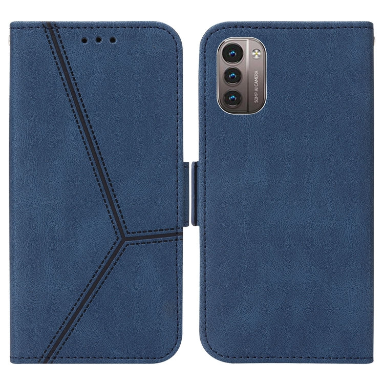 For Nokia G21 / G11 Embossing Stripe RFID Leather Phone Case