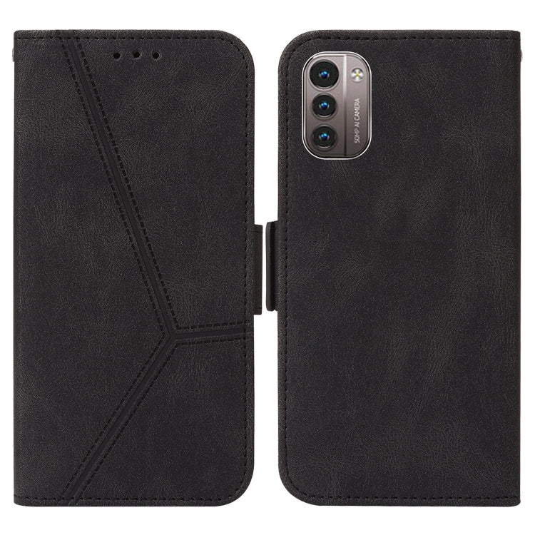 For Nokia G21 / G11 Embossing Stripe RFID Leather Phone Case