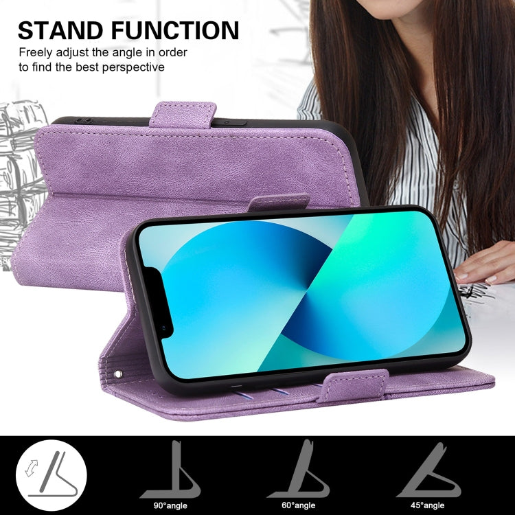 For Sony Xperia 10 III Embossing Stripe RFID Leather Phone Case