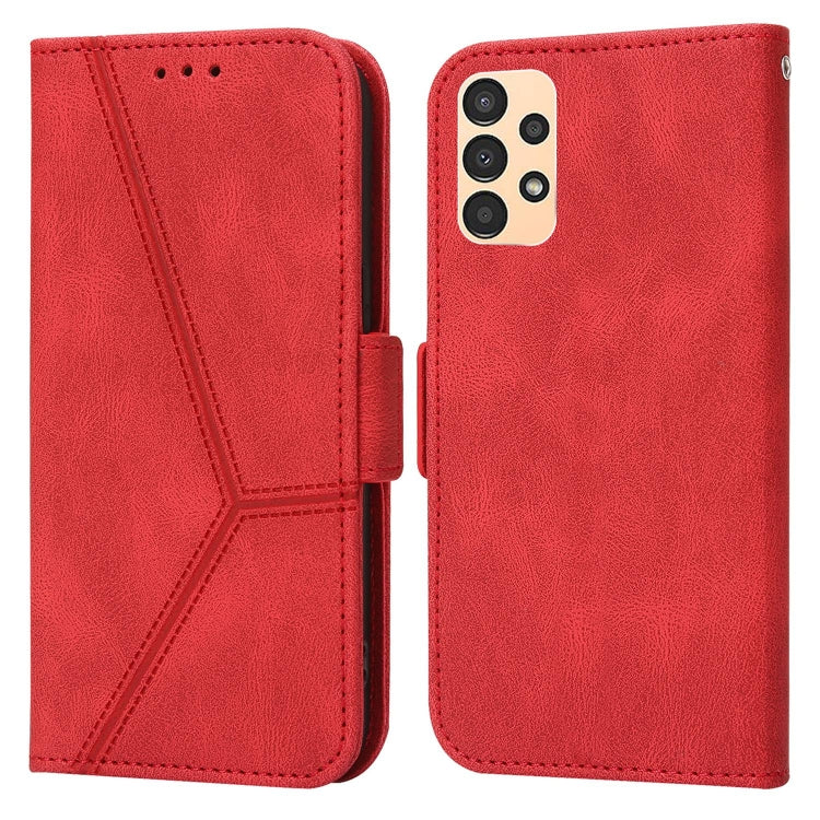 For Samsung Galaxy A13 5G / 4G Embossing Stripe RFID Leather Phone Case