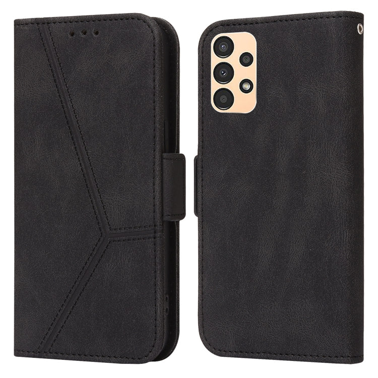 For Samsung Galaxy A13 5G / 4G Embossing Stripe RFID Leather Phone Case