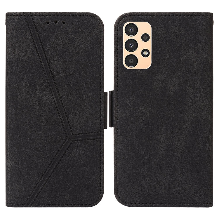 For Samsung Galaxy A13 5G / 4G Embossing Stripe RFID Leather Phone Case