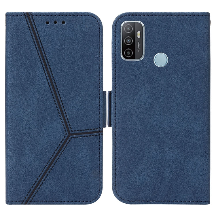 For Samsung Galaxy A33 5G Embossing Stripe RFID Leather Phone Case