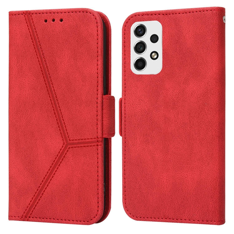 For Samsung Galaxy A53 5G Embossing Stripe RFID Leather Phone Case