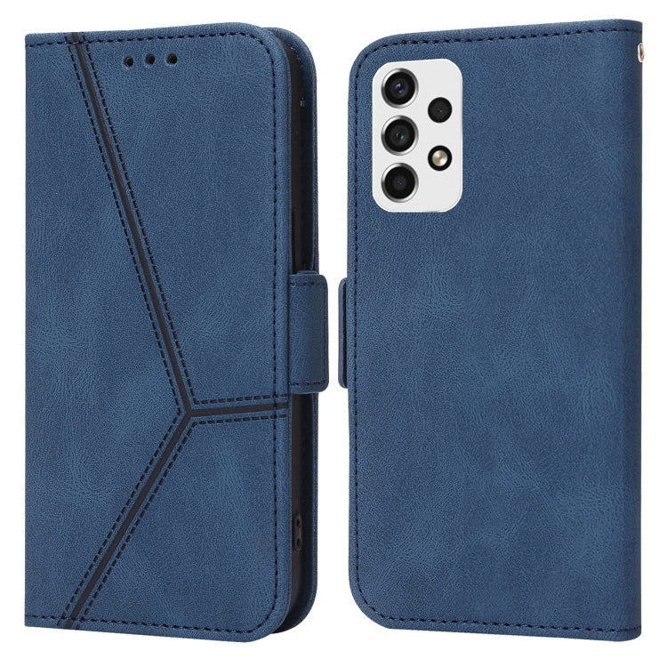For Samsung Galaxy A53 5G Embossing Stripe RFID Leather Phone Case