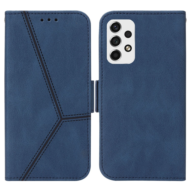 For Samsung Galaxy A53 5G Embossing Stripe RFID Leather Phone Case