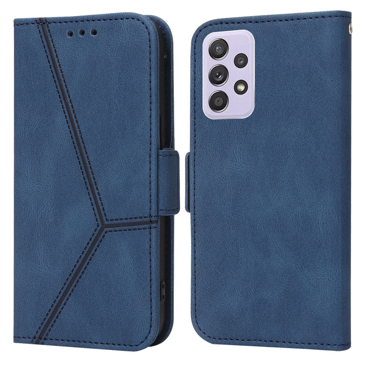 For Samsung Galaxy A52s 5G / A52 5G Embossing Stripe RFID Leather Phone Case