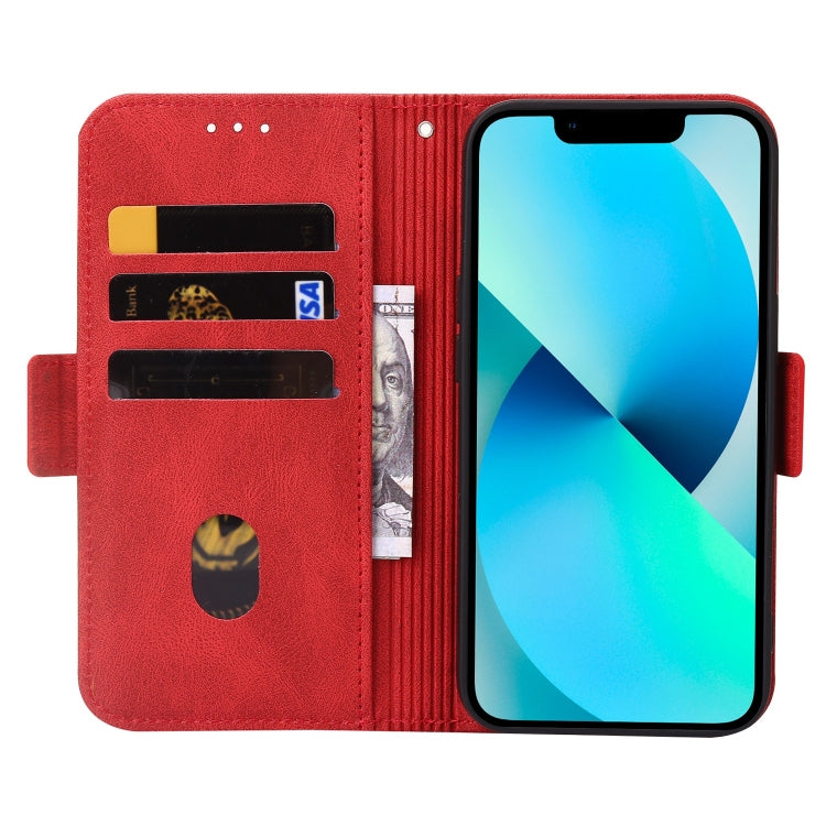 For iPhone 12 Pro Max Embossing Stripe RFID Leather Phone Case