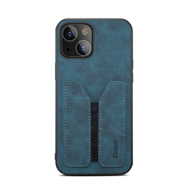 For iPhone 13 mini Denior Elastic Card Slot PU + TPU Phone Case