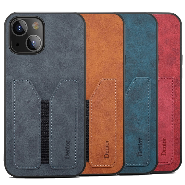 For iPhone 13 mini Denior Elastic Card Slot PU + TPU Phone Case