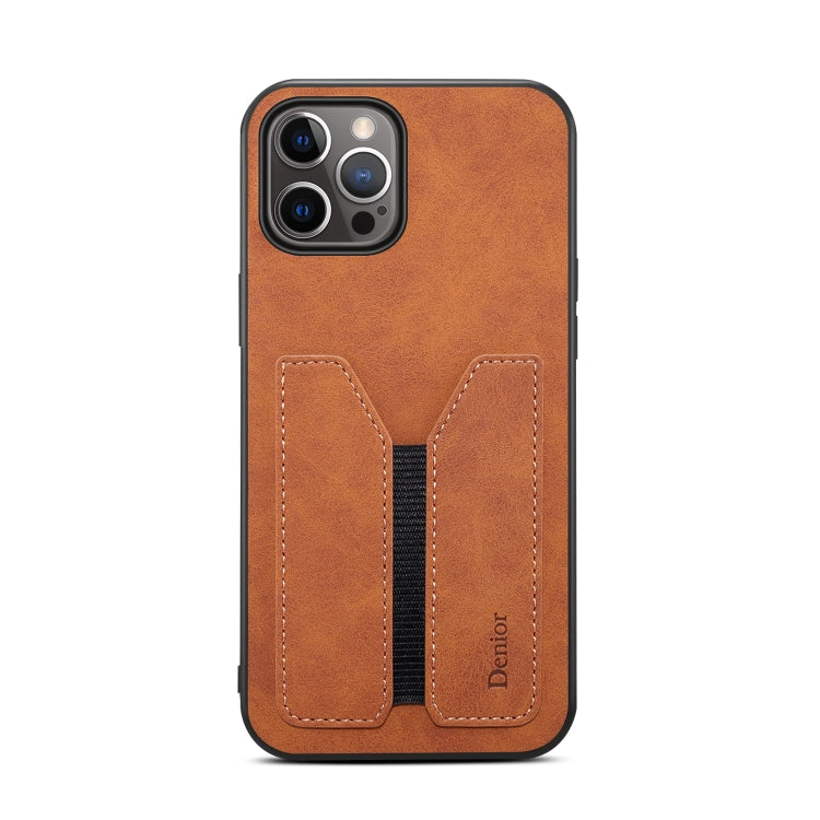 For iPhone 13 Pro Denior Elastic Card Slot PU + TPU Phone Case