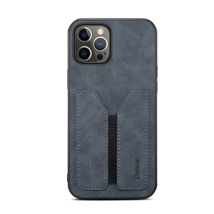 For iPhone 12 Pro Denior Elastic Card Slot PU + TPU Phone Case