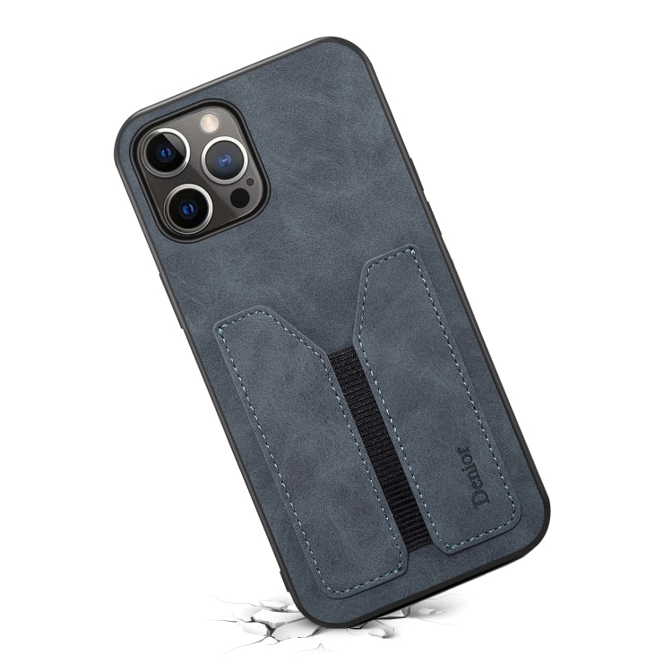 For iPhone 12 Pro Denior Elastic Card Slot PU + TPU Phone Case