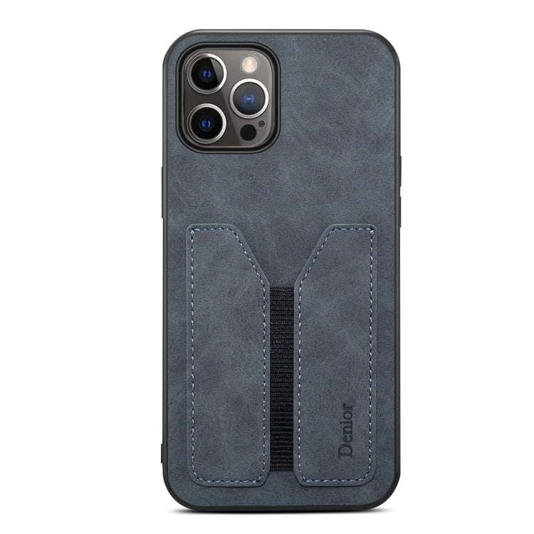 For iPhone 12 Pro Max Denior Elastic Card Slot PU + TPU Phone Case