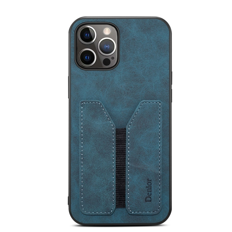 For iPhone 12 Pro Max Denior Elastic Card Slot PU + TPU Phone Case