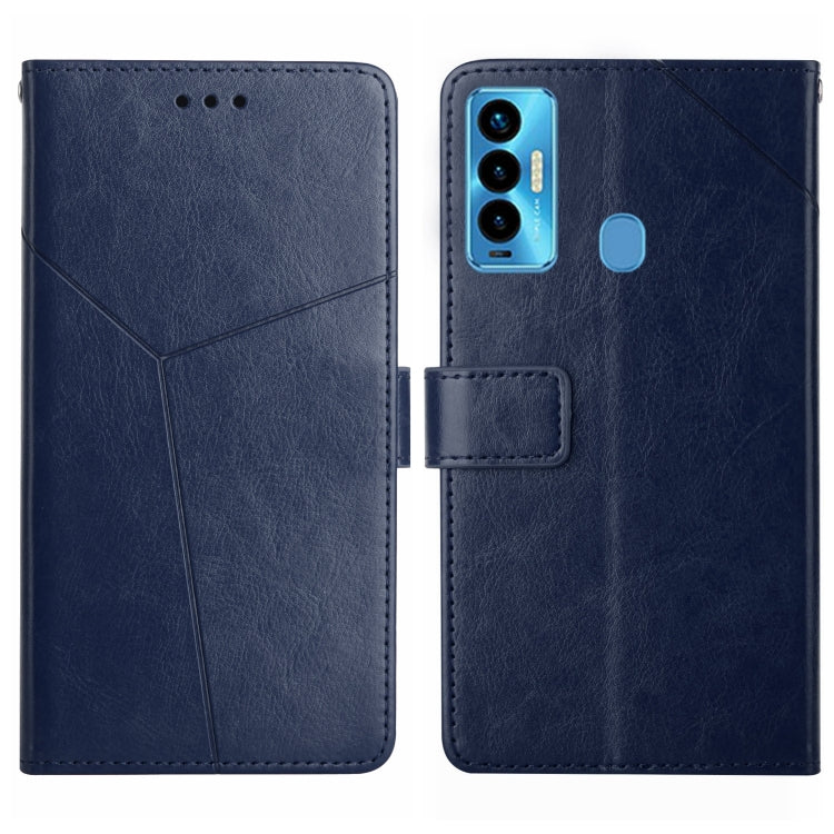 For Tecno Camon 18i HT01 Y-shaped Pattern Flip Leather Phone Case