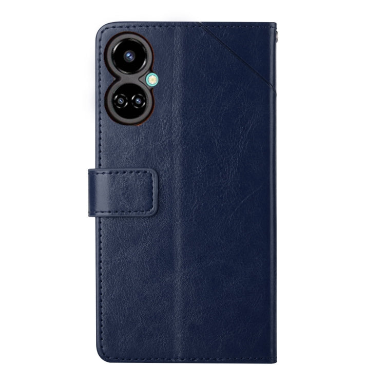For Tecno Camon 19 Pro 4G/5G HT01 Y-shaped Pattern Flip Leather Phone Case