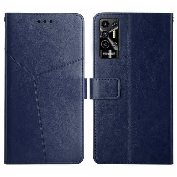 For Tecno Pova 2 HT01 Y-shaped Pattern Flip Leather Phone Case
