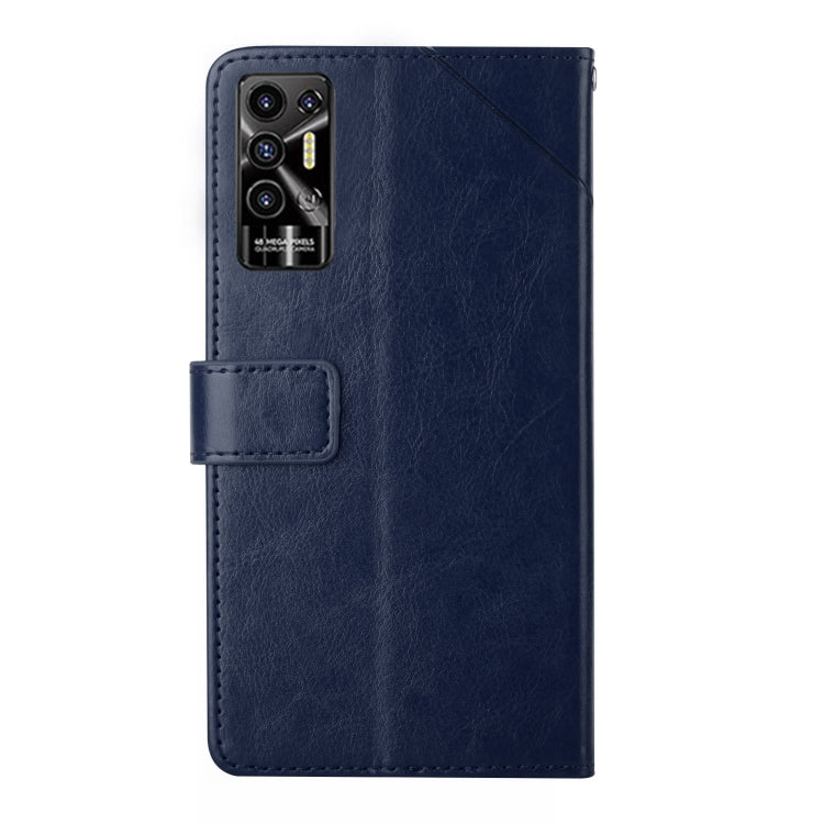 For Tecno Pova 2 HT01 Y-shaped Pattern Flip Leather Phone Case