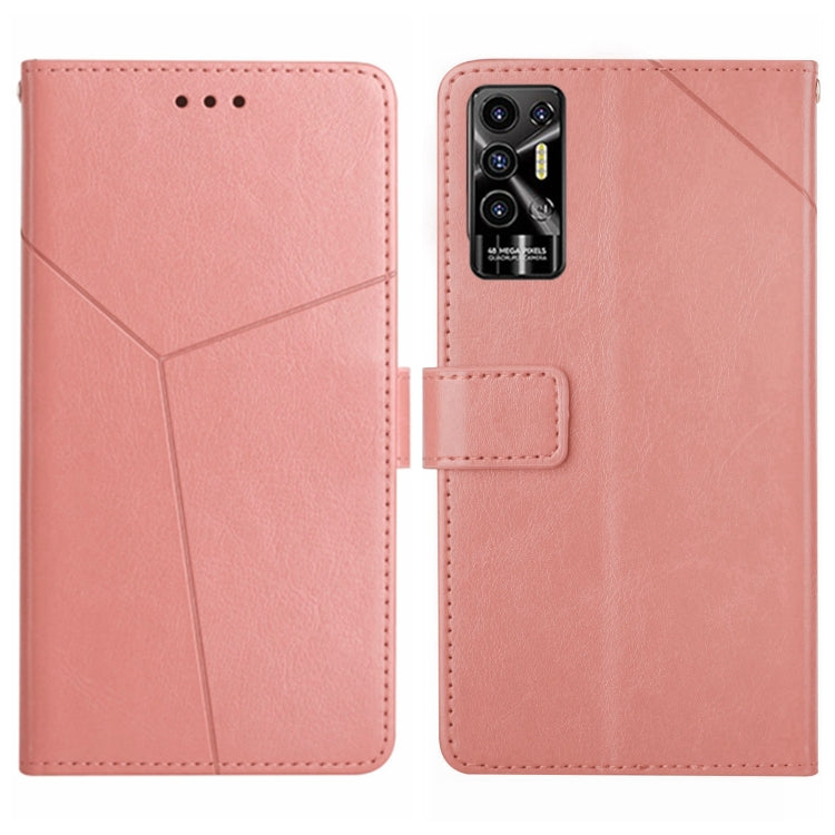 For Tecno Pova 2 HT01 Y-shaped Pattern Flip Leather Phone Case