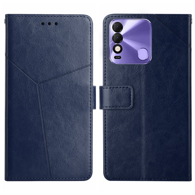 For Tecno Spark 8 HT01 Y-shaped Pattern Flip Leather Phone Case