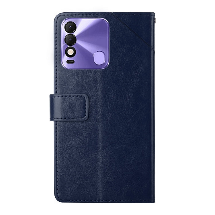 For Tecno Spark 8 HT01 Y-shaped Pattern Flip Leather Phone Case