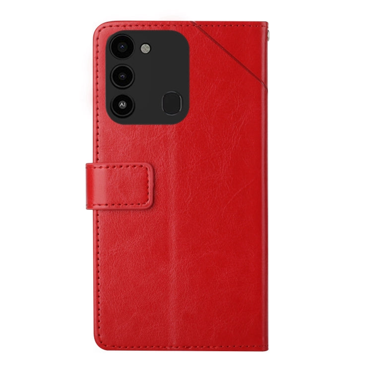For Tecno Spark Go 2022 HT01 Y-shaped Pattern Flip Leather Phone Case