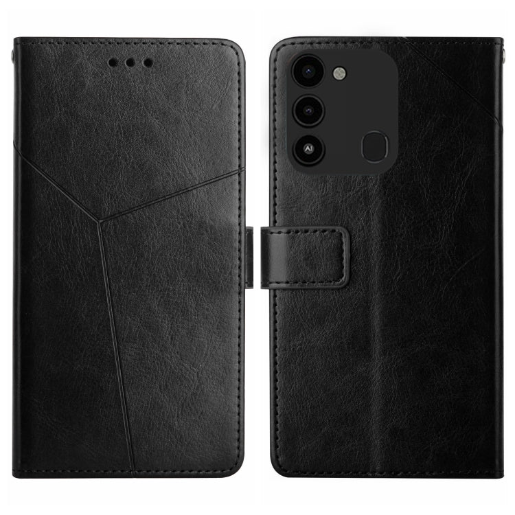 For Tecno Spark Go 2022 HT01 Y-shaped Pattern Flip Leather Phone Case