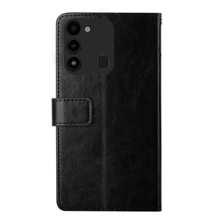 For Tecno Spark Go 2022 HT01 Y-shaped Pattern Flip Leather Phone Case