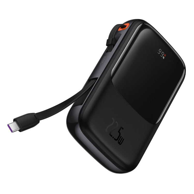 Baseus Qpow Pro PPQD020101 10000mAh 22.5W  Type-C Edition Digital Display Fast Charge Power Bank(Black)