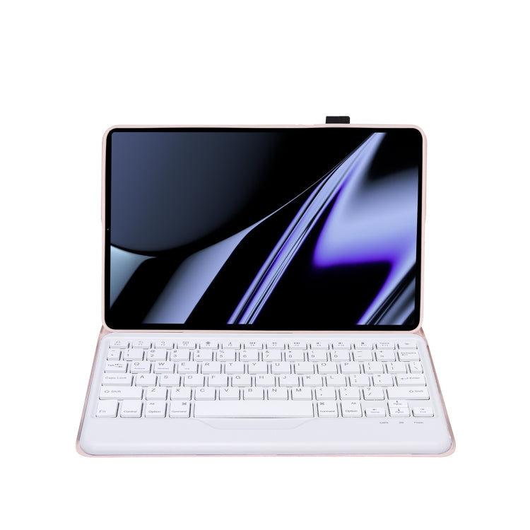 OP11-B Lambskin Texture Ultra-thin Bluetooth Keyboard Leather Case For OPPO Pad 11 inch