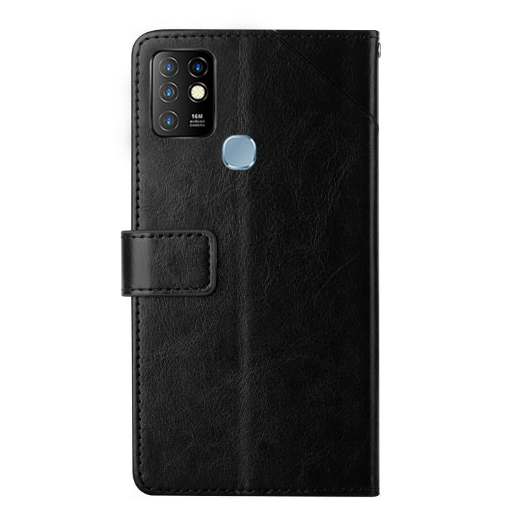 For Infinix Hot 10 HT01 Y-shaped Pattern Flip Leather Phone Case
