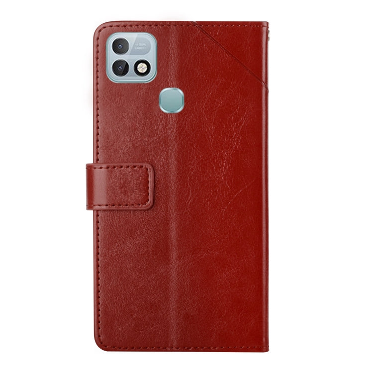 For Infinix Hot 10i/Smart 5 Pro HT01 Y-shaped Pattern Flip Leather Phone Case
