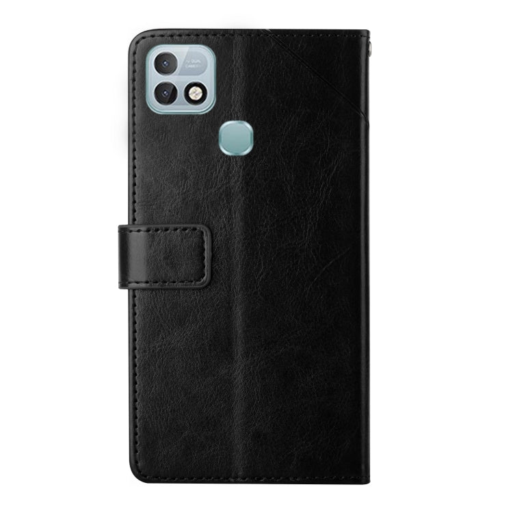For Infinix Hot 10i/Smart 5 Pro HT01 Y-shaped Pattern Flip Leather Phone Case