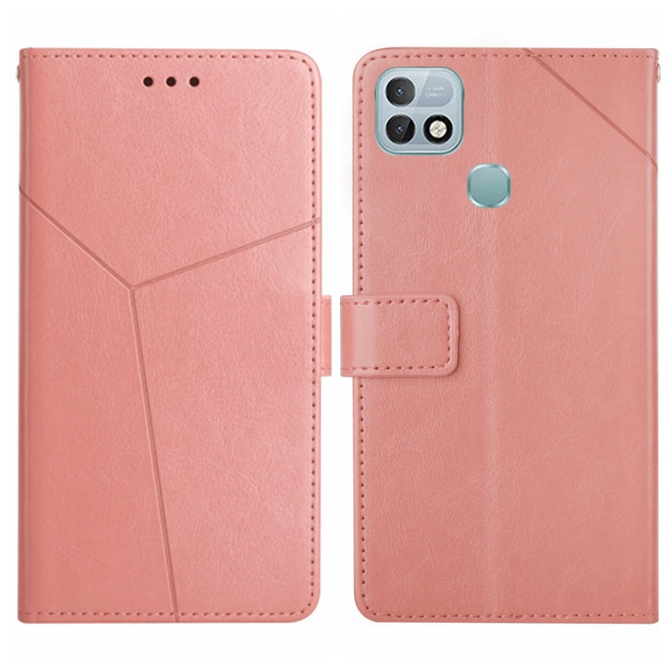 For Infinix Hot 10i/Smart 5 Pro HT01 Y-shaped Pattern Flip Leather Phone Case