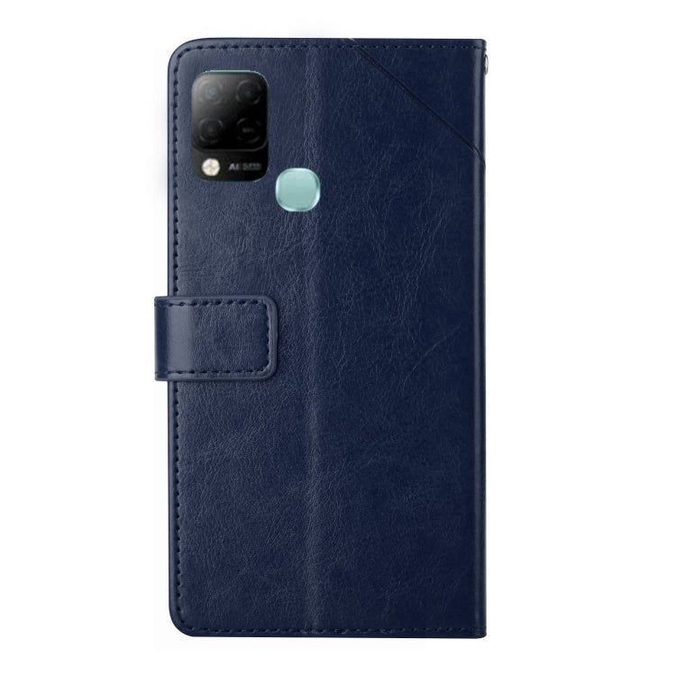 For Infinix Hot 10s/10T HT01 Y-shaped Pattern Flip Leather Phone Case