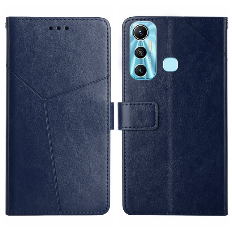 For Infinix Hot 11 HT01 Y-shaped Pattern Flip Leather Phone Case
