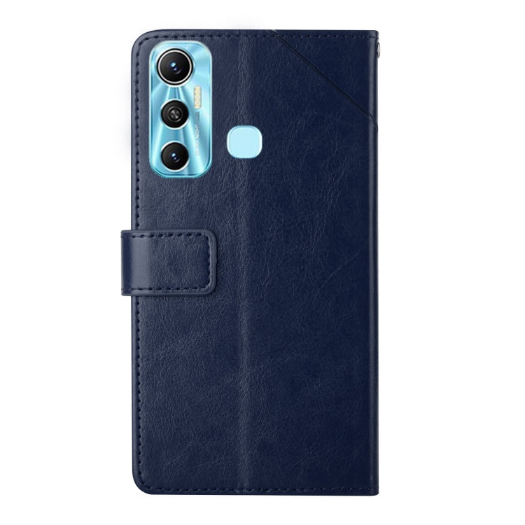 For Infinix Hot 11 HT01 Y-shaped Pattern Flip Leather Phone Case