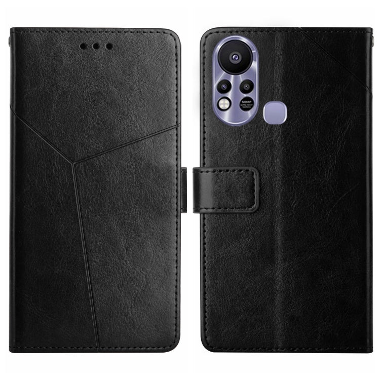 For Infinix Hot 11s HT01 Y-shaped Pattern Flip Leather Phone Case