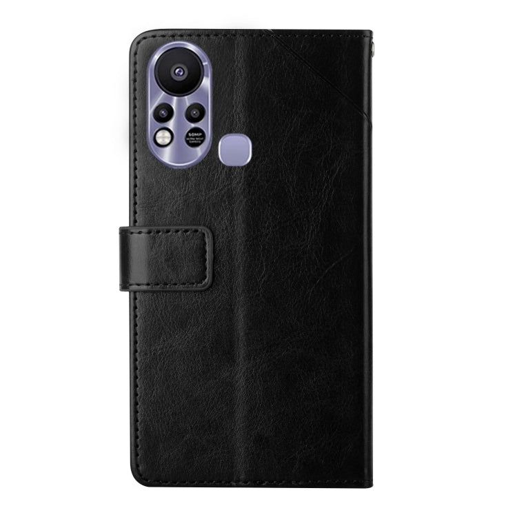 For Infinix Hot 11s HT01 Y-shaped Pattern Flip Leather Phone Case