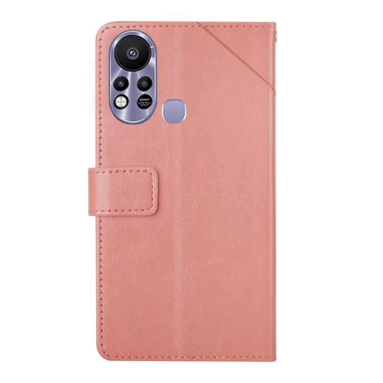 For Infinix Hot 11s HT01 Y-shaped Pattern Flip Leather Phone Case