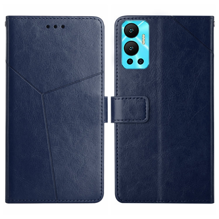 For Infinix Hot 12 HT01 Y-shaped Pattern Flip Leather Phone Case