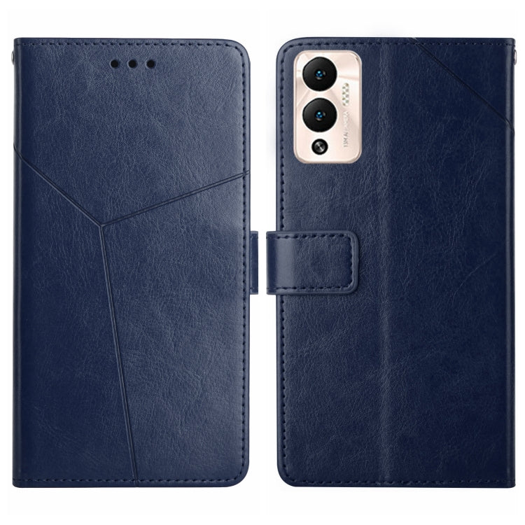 For Infinix Hot 12 Play HT01 Y-shaped Pattern Flip Leather Phone Case