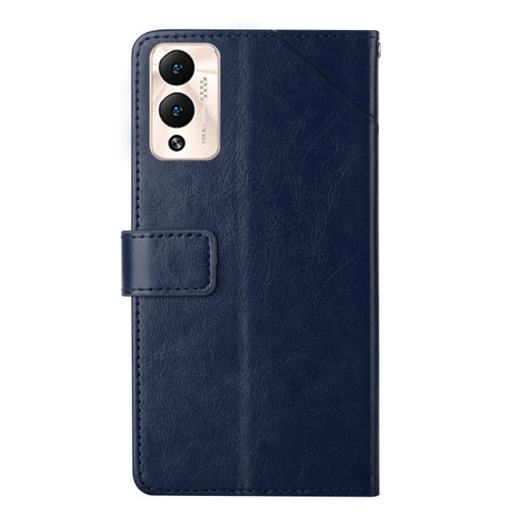 For Infinix Hot 12 Play HT01 Y-shaped Pattern Flip Leather Phone Case
