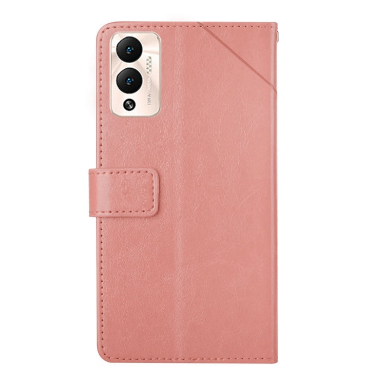 For Infinix Hot 12 Play HT01 Y-shaped Pattern Flip Leather Phone Case