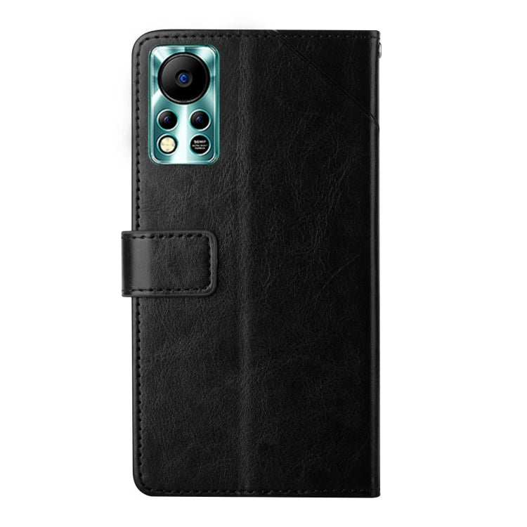 For Infinix Hot 11s NFC HT01 Y-shaped Pattern Flip Leather Phone Case