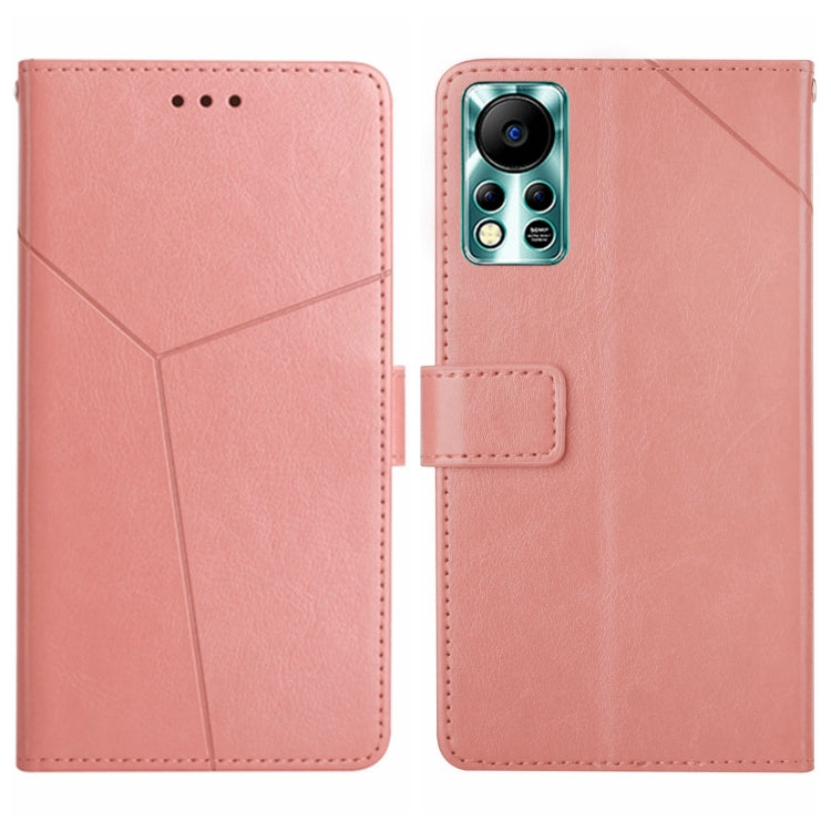 For Infinix Hot 11s NFC HT01 Y-shaped Pattern Flip Leather Phone Case