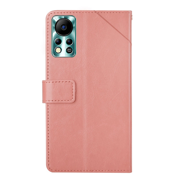 For Infinix Hot 11s NFC HT01 Y-shaped Pattern Flip Leather Phone Case