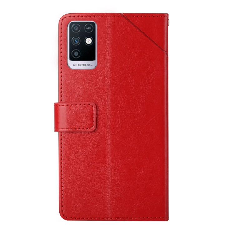 For Infinix Note 10 HT01 Y-shaped Pattern Flip Leather Phone Case